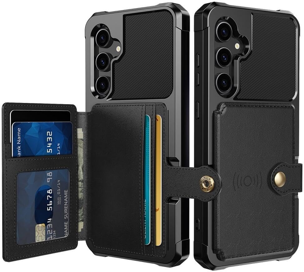 happy-case-3-se-1-thiki-silikonis-me-ensomatomeno-pu-portofoli-samsung-galaxy-s23-fe-black