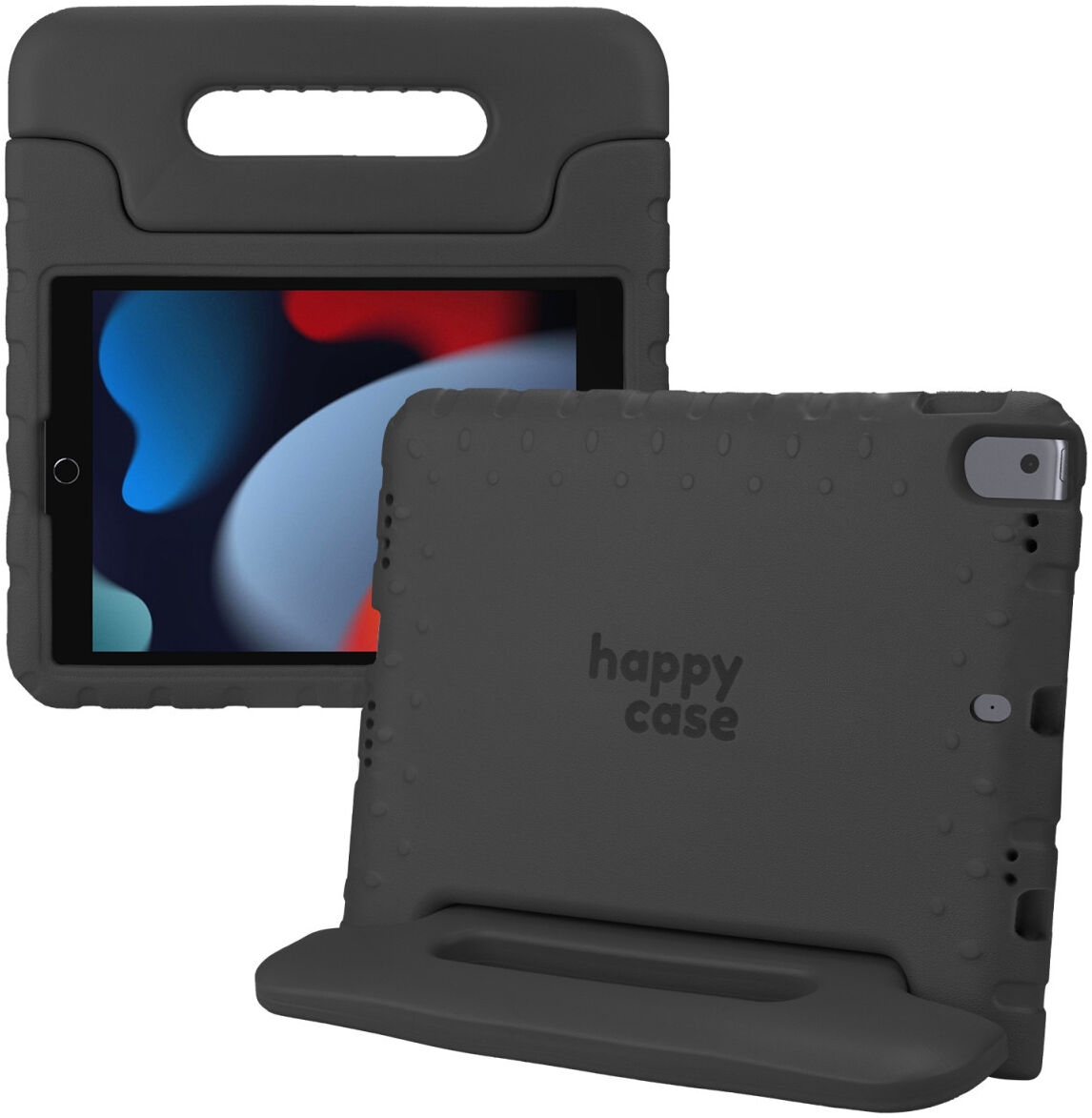 HappyCase Ανθεκτική Θήκη για Παιδιά - Apple iPad 10.2" 2021 / 2020 / 2019 - Black