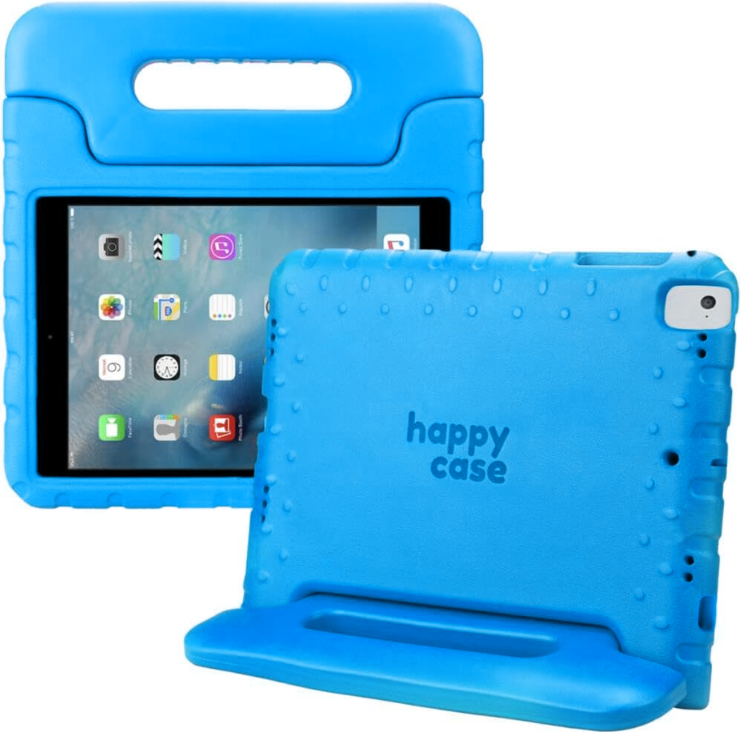 HappyCase Ανθεκτική Θήκη για Παιδιά - Apple iPad 9.7" 2018 / 2017 / Air 2 / Air - Blue