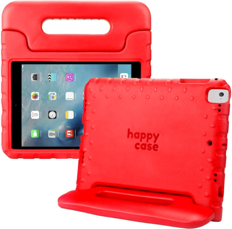 HappyCase Ανθεκτική Θήκη για Παιδιά - Apple iPad 9.7" 2018 / 2017 / Air 2 / Air - Red