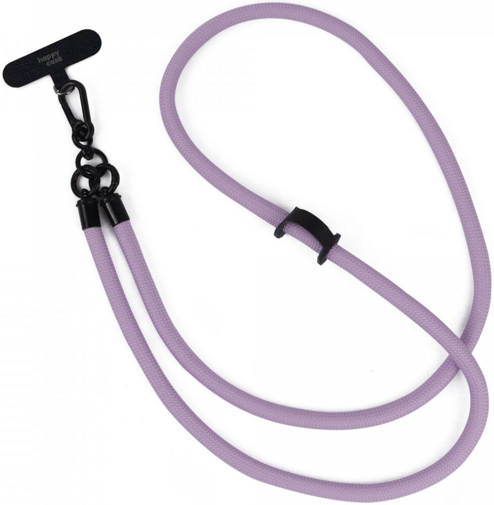 HappyCase Universal Αποσπώμενο Λουράκι Λαιμού για Θήκες Κινητών / Smartphones - Πάχος 10mm - Purple