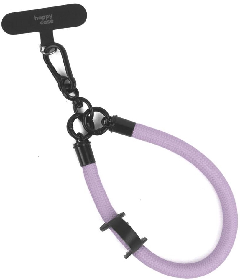 HappyCase Universal Αποσπώμενο Λουράκι Χειρός για Θήκες Κινητών / Smartphones - Πάχος 10mm - Purple