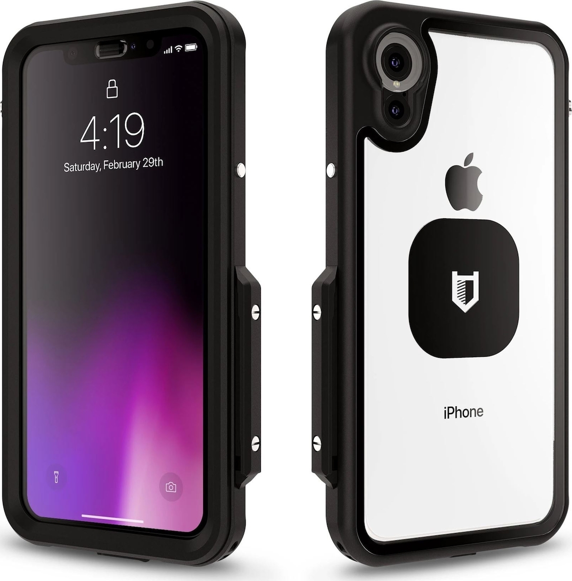 Hitcase Pro Αδιάβροχη Ανθεκτική Θήκη Apple iPhone X / XS - Clear / Black