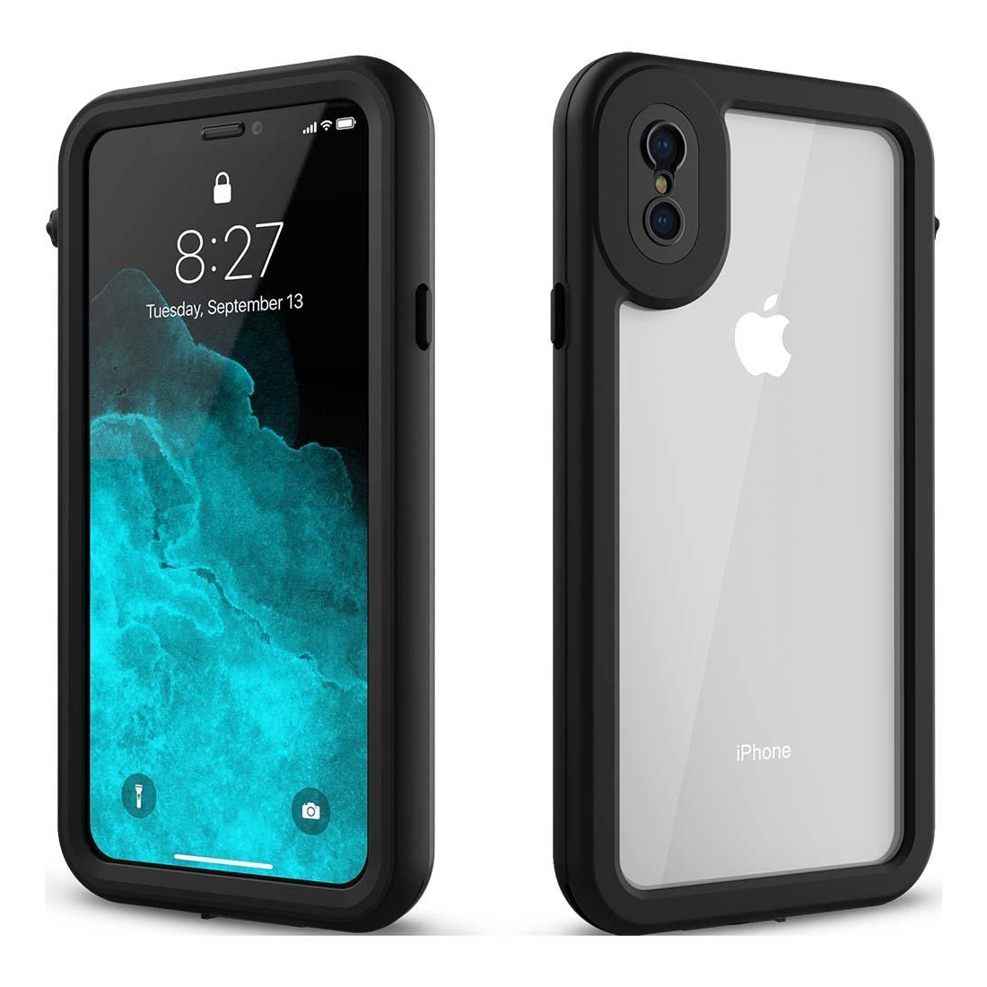 Hitcase Αδιάβροχη Ανθεκτική Θήκη iPhone XS Max - Black