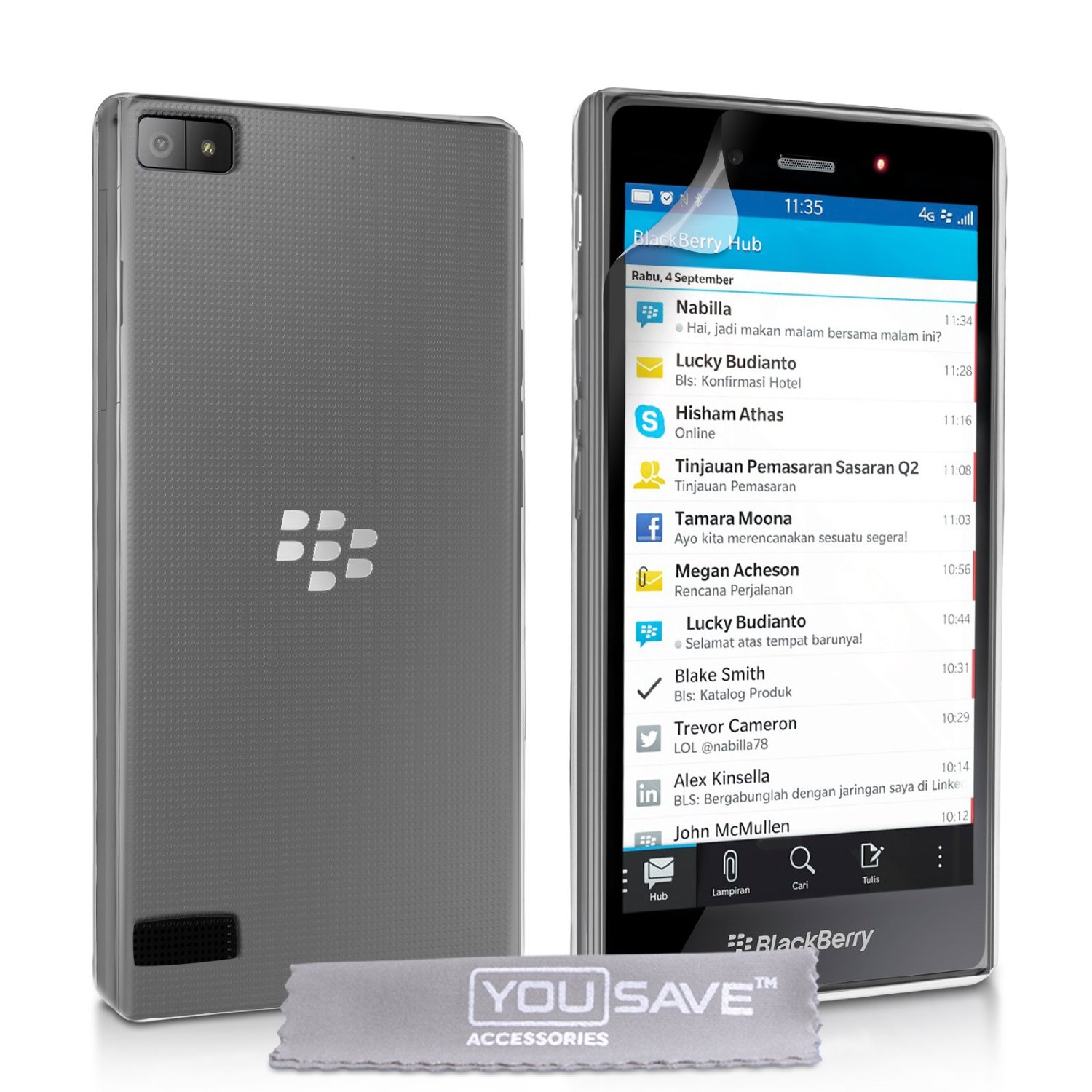 Ημιδιάφανη Θήκη Blackberry Z3