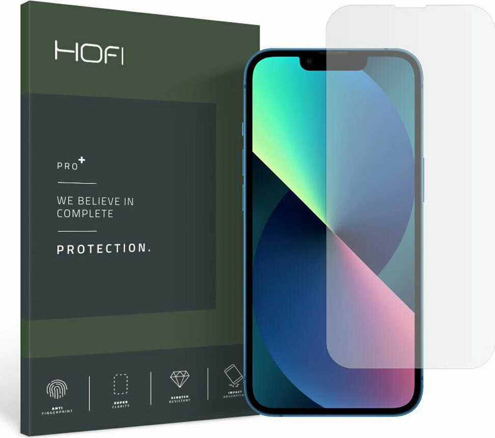 Hofi Premium Pro+ Hybrid Glass - Αντιχαρακτικό Υβριδικό Προστατευτικό Γυαλί Οθόνης - Apple iPhone 16e / 14 / 13 / 13 Pro