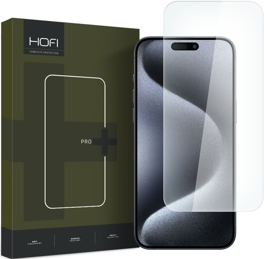 Hofi Premium Pro+ Tempered Glass - Αντιχαρακτικό Γυαλί Οθόνης Apple iPhone 15 - Clear