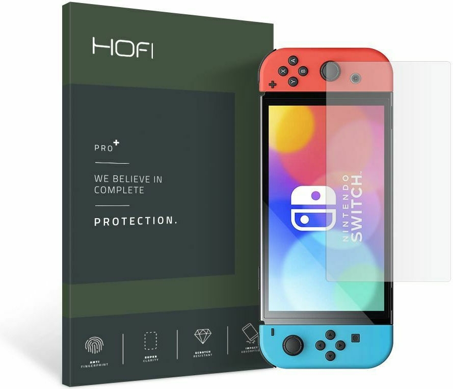 Hofi Premium Pro+ Tempered Glass - Αντιχαρακτικό Γυαλί Οθόνης Nintendo Switch Oled