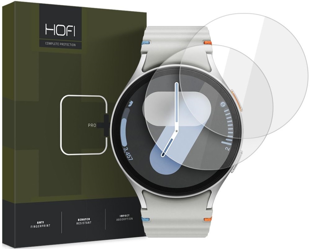 Hofi Premium Pro+ Tempered Glass - Αντιχαρακτικό Γυαλί Οθόνης - Samsung Galaxy Watch FE / 7 / 6 / 5 / 4 40mm - 2 Τεμάχια - Clear