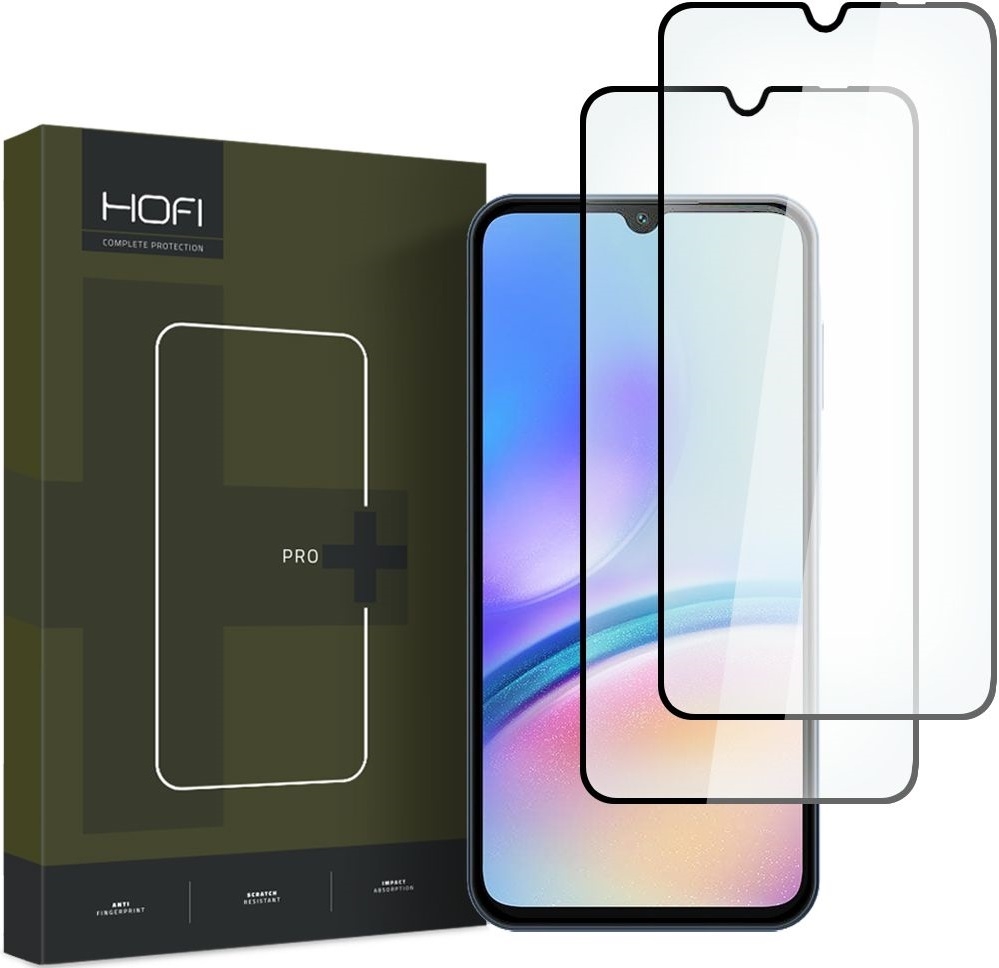 Hofi Premium Pro+ Tempered Glass - Full Face Αντιχαρακτικό Γυαλί Οθόνης - Samsung Galaxy A05s - 2 Τεμάχια - Black