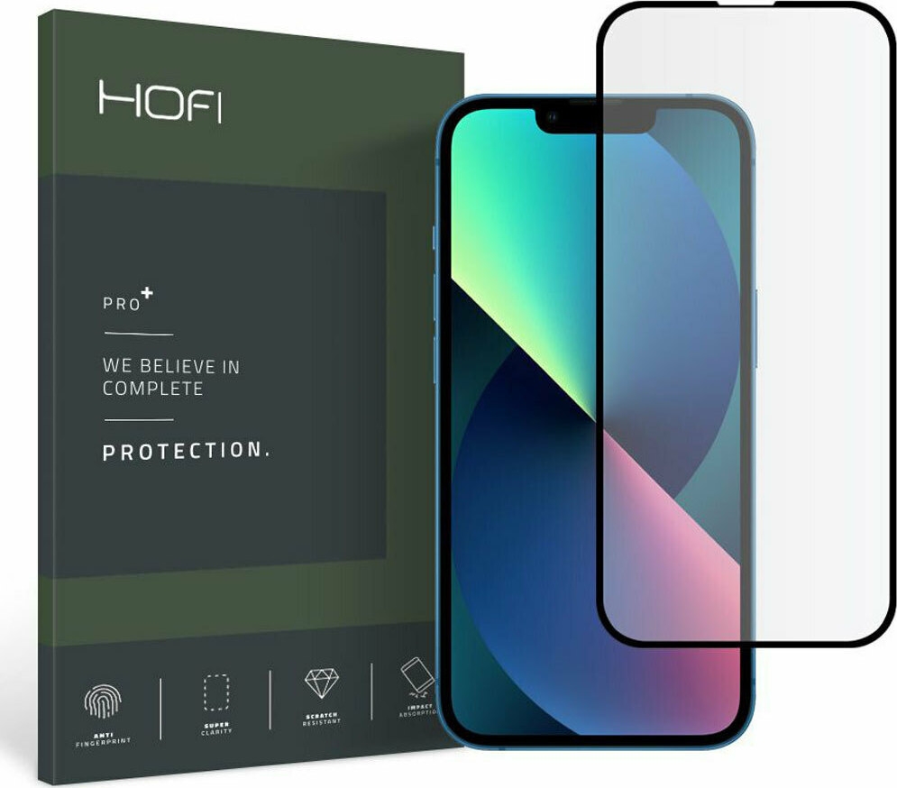 Hofi Premium Pro+ Tempered Glass - Fullface Αντιχαρακτικό Γυαλί Οθόνης - Apple iPhone 13 Pro Max - Black
