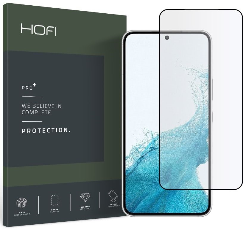 Hofi Premium Pro+ Tempered Glass - Fullface Αντιχαρακτικό Γυαλί Οθόνης - Samsung Galaxy S22 5G - Black