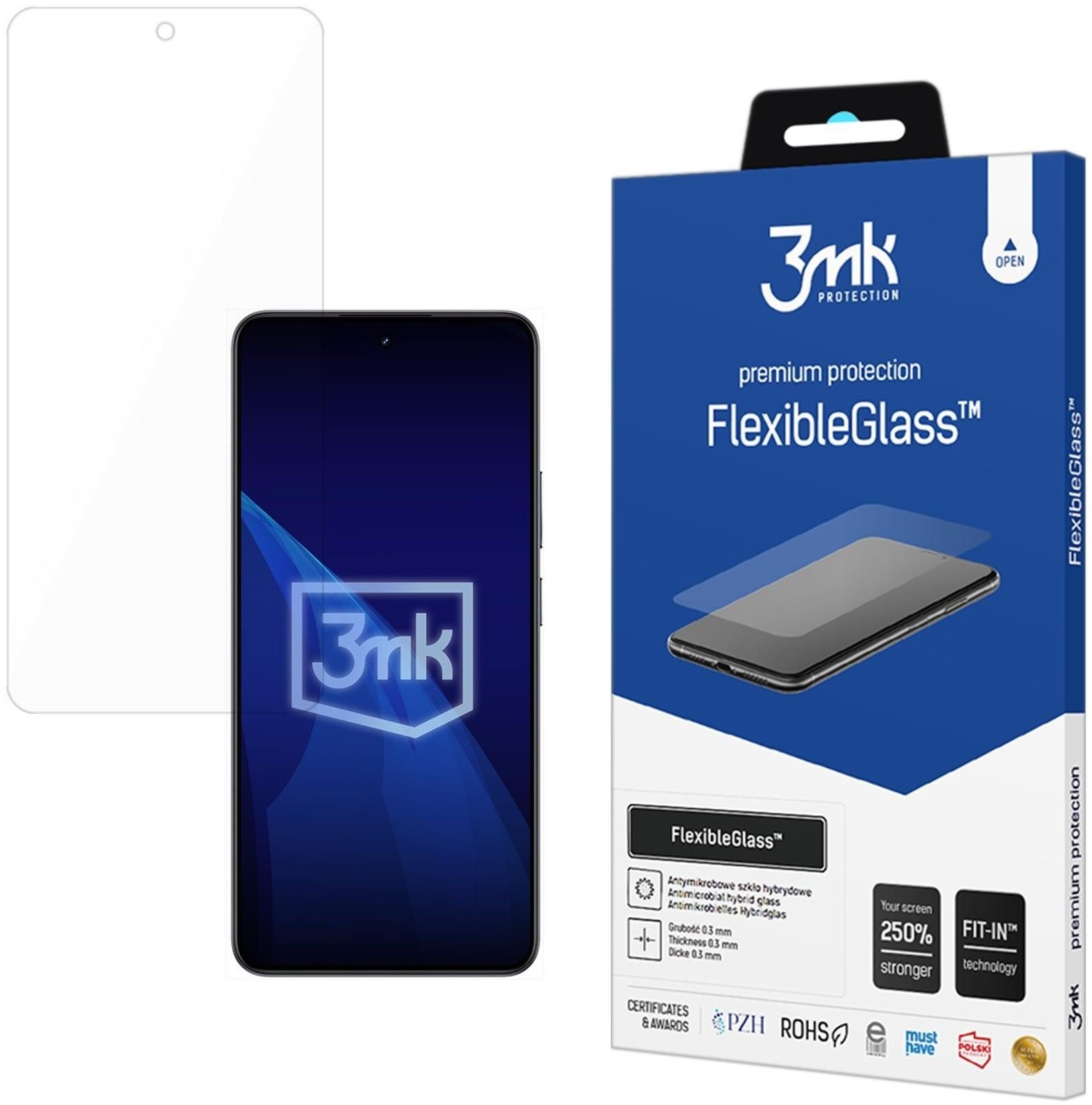 Hybrid Glass Realme 14 5G / 14T 5G 3MK Premium Flexible Glass Αντιχαρακτικό Υβριδικό Προστατευτικό Οθόνης 0.3mm