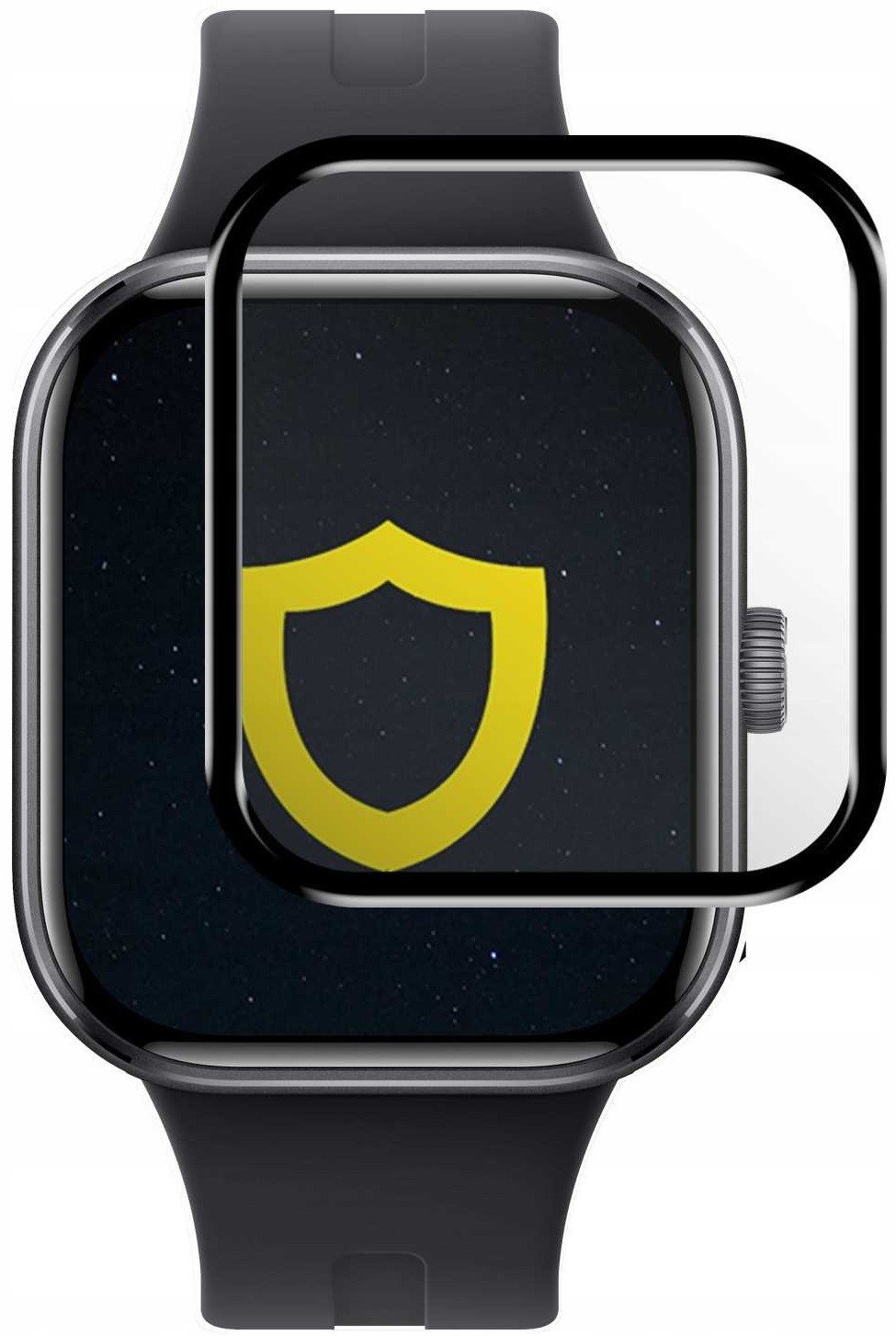 Hybrid Glass Xiaomi Redmi Watch 5 Spacecase Smartwatch Αντιχαρακτικό Προστατευτικό Υβριδικό Οθόνης Black