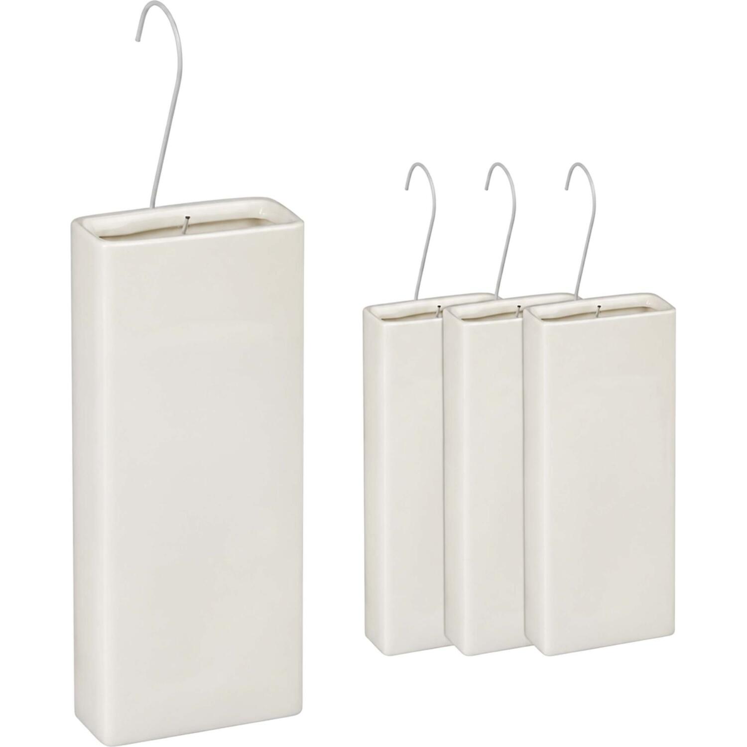 Υγραντήρας Καλοριφέρ Relaxdays Radiator Humidifier Κεραμικός με Γάντζο 400ml 4 Τεμάχια Creme