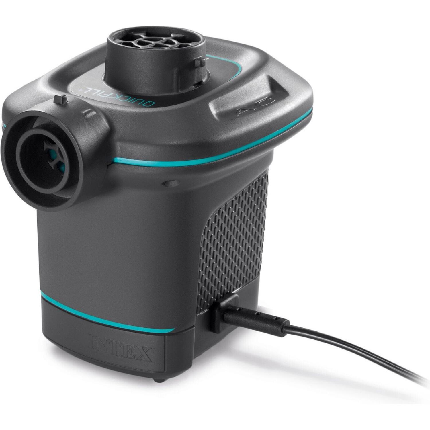 Ηλεκτρική Τρόμπα Intex Quick Fill Αντλία Αέρα για Φουσκωτά 220-240V Black