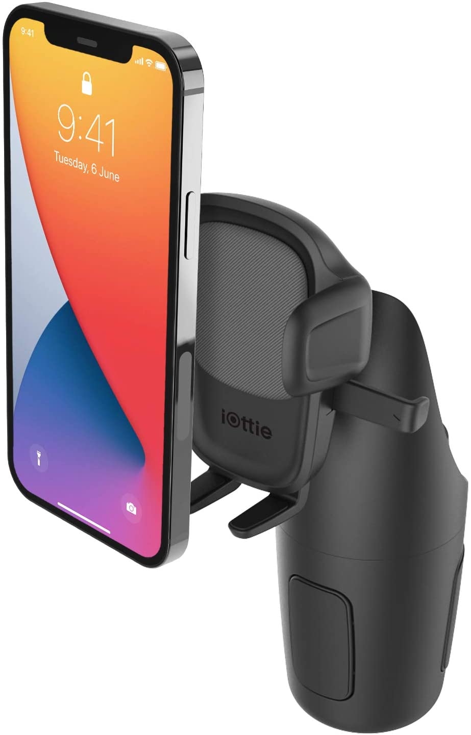iOttie Easy One Touch 5 Cup Holder Car Mount - Universal Βάση Στήριξης Κινητών για Ποτηροθήκη Αυτοκινήτου - Black - 2 Έτη Εγγύηση