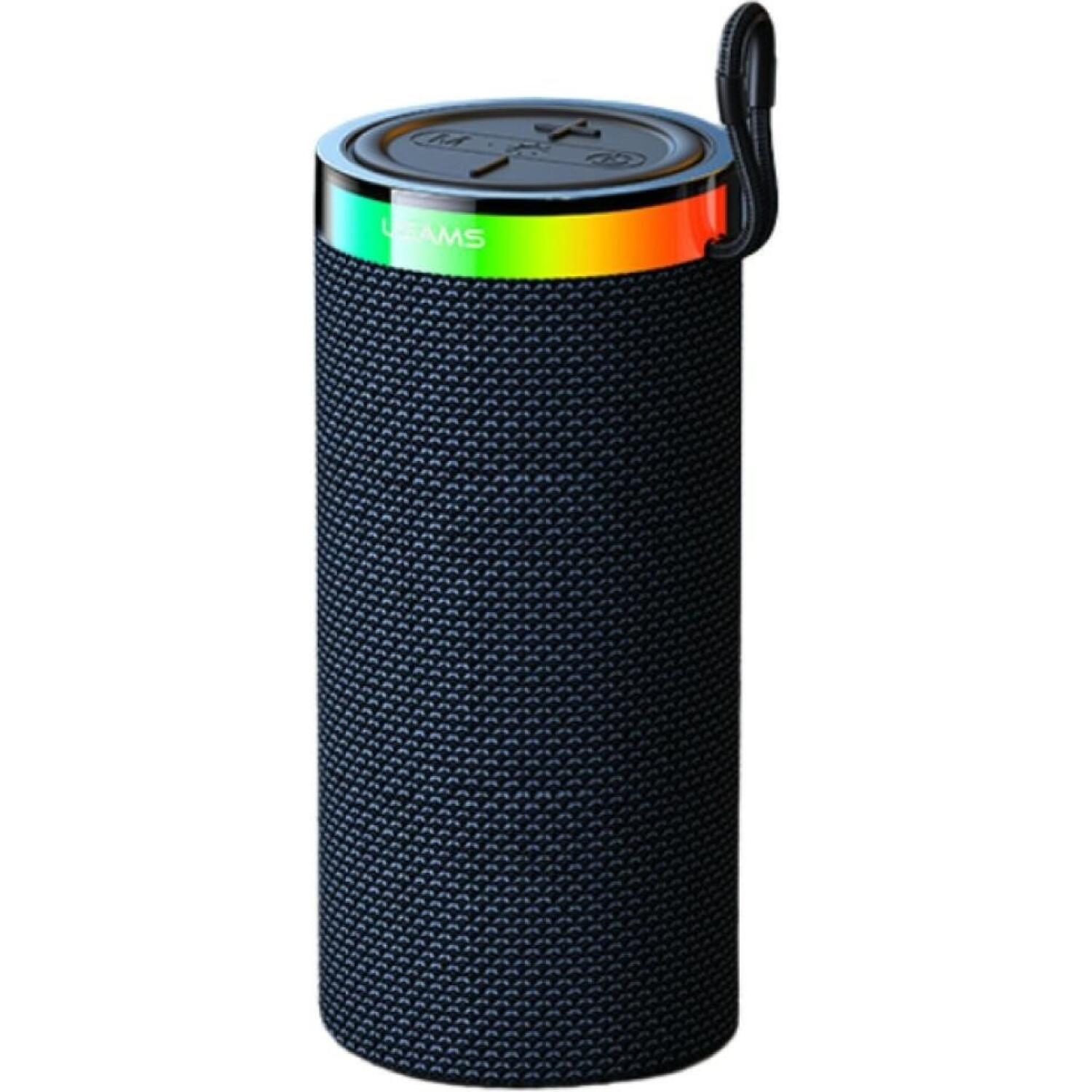Ηχείο Usams YX018 Portable Speaker Bluetooth Φορητό Ασύρματο με Φωτισμό RGB Black
