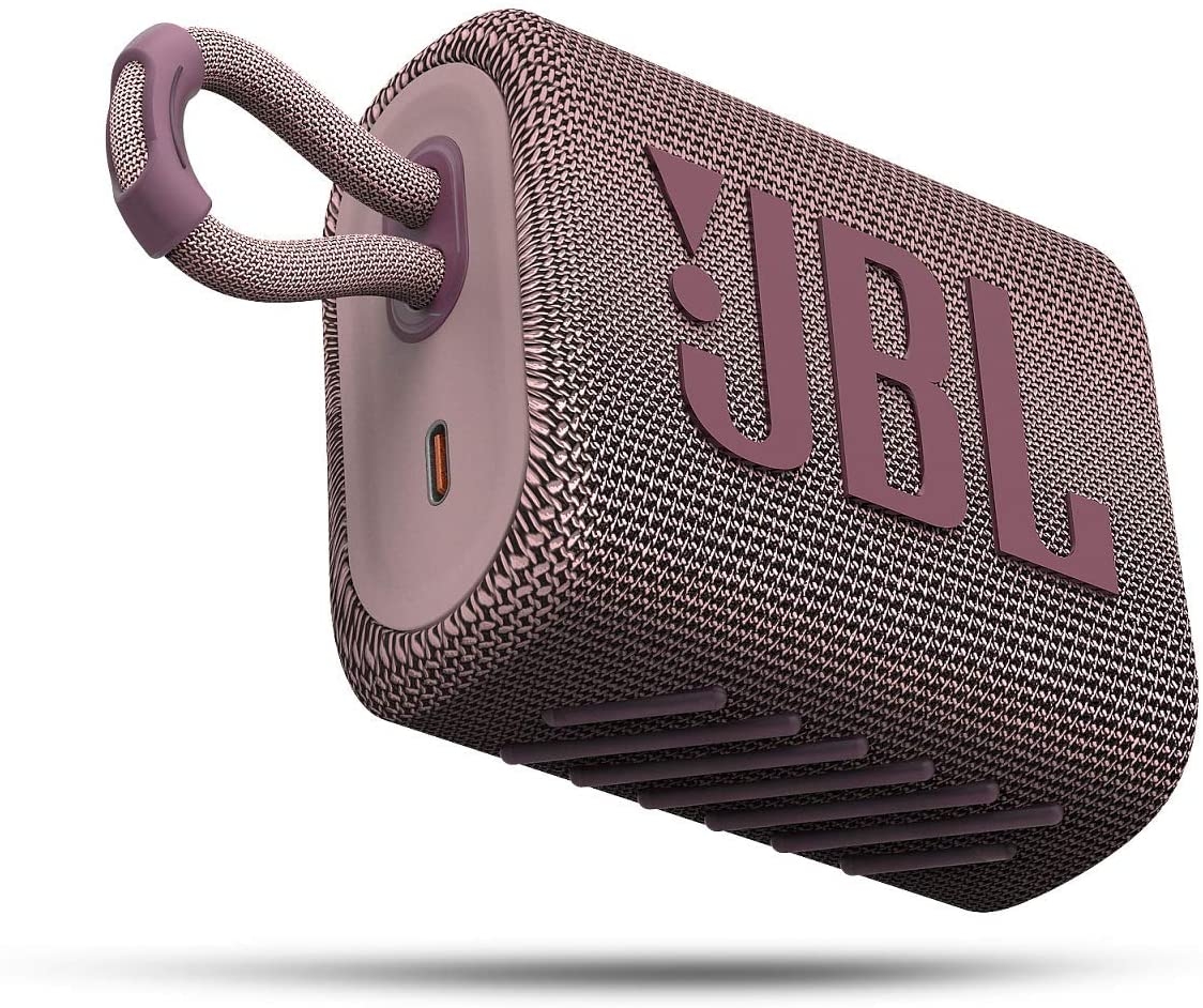 JBL Go3 Bluetooth Speaker - Αδιάβροχο Ασύρματο Ηχείο - Pink