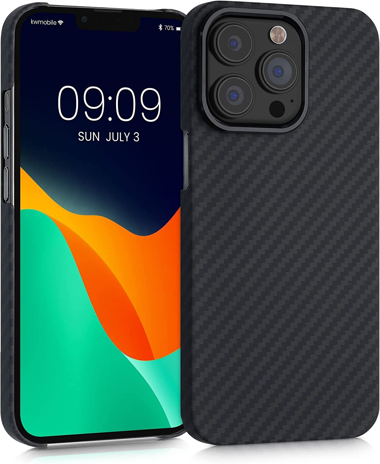 Kalibri Aramid Fiber Body - Σκληρή Θήκη Apple iPhone 13 Pro - Black Matte