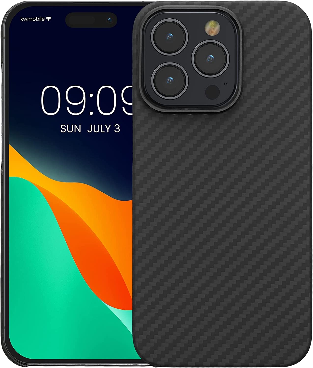 Kalibri Aramid Fiber Body - Σκληρή Θήκη Apple iPhone 14 Pro - Black Matte