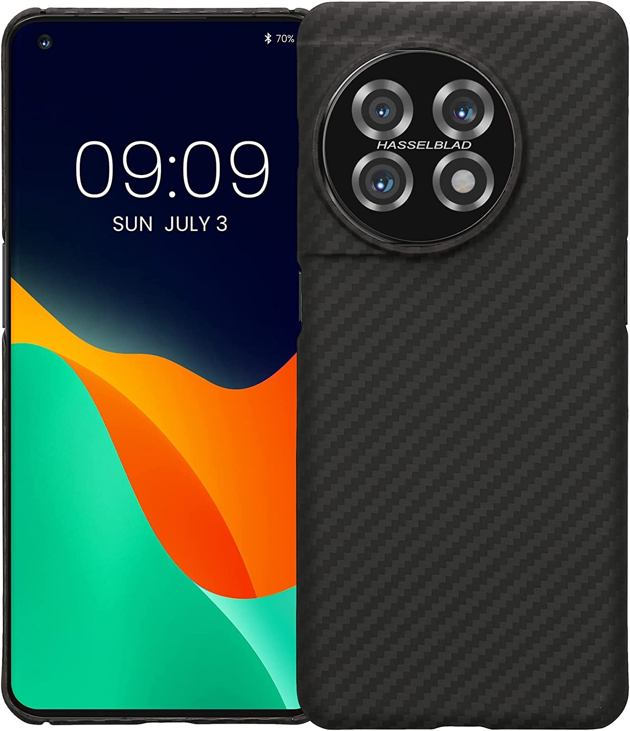 Kalibri Aramid Fiber Body - Σκληρή Θήκη OnePlus 11 - Black Matte