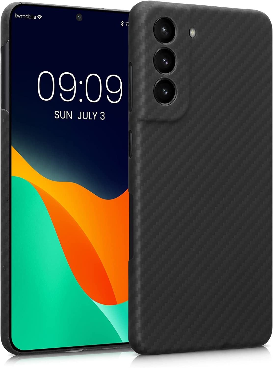 Kalibri Aramid Fiber Body - Σκληρή Θήκη Samsung Galaxy S21 FE - Black Matte