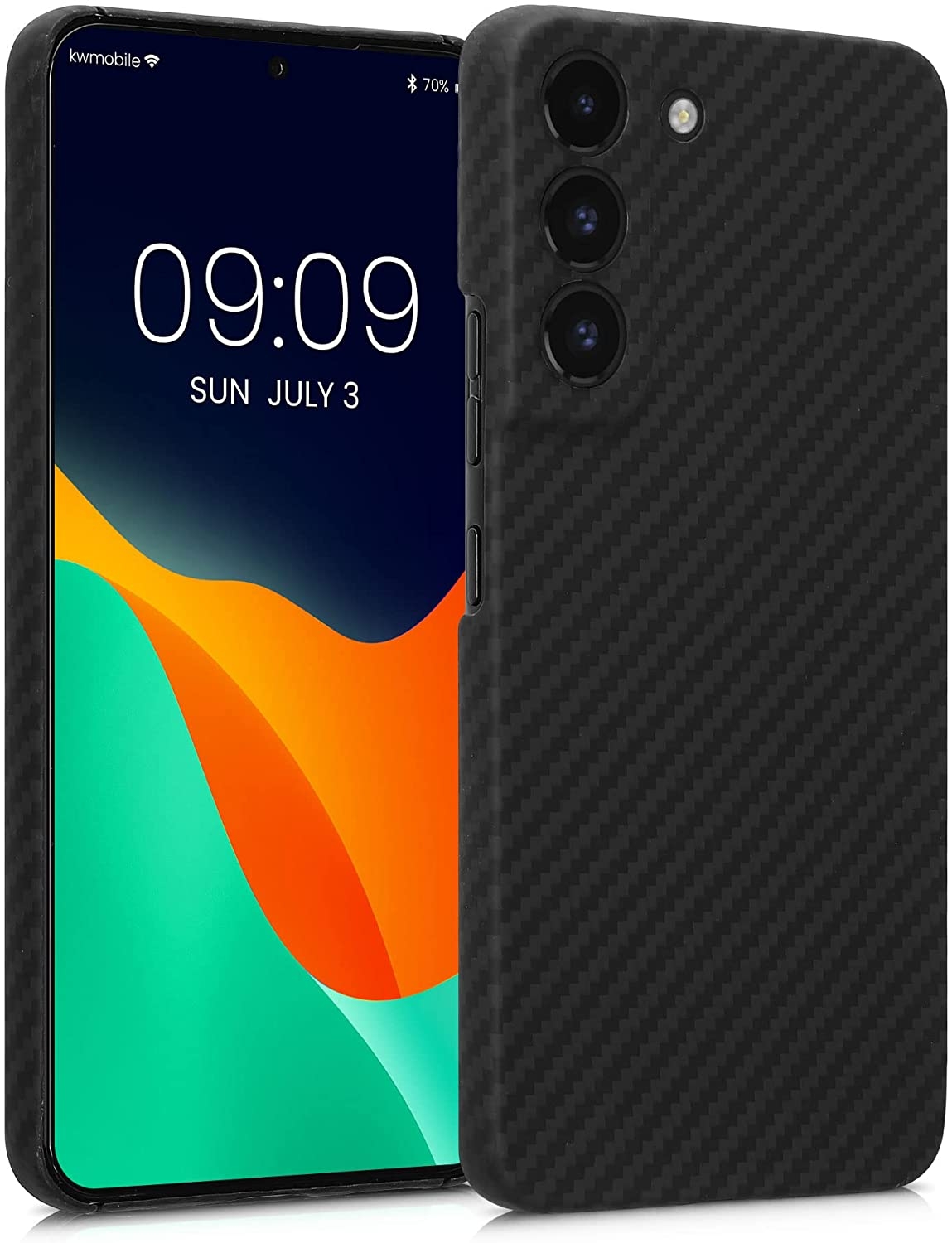 Kalibri Aramid Fiber Body - Σκληρή Θήκη Samsung Galaxy S22 5G - Black Matte