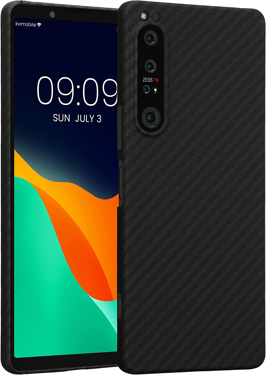 Kalibri Aramid Fiber Body - Σκληρή Θήκη Sony Xperia 1 IV - Black Matte