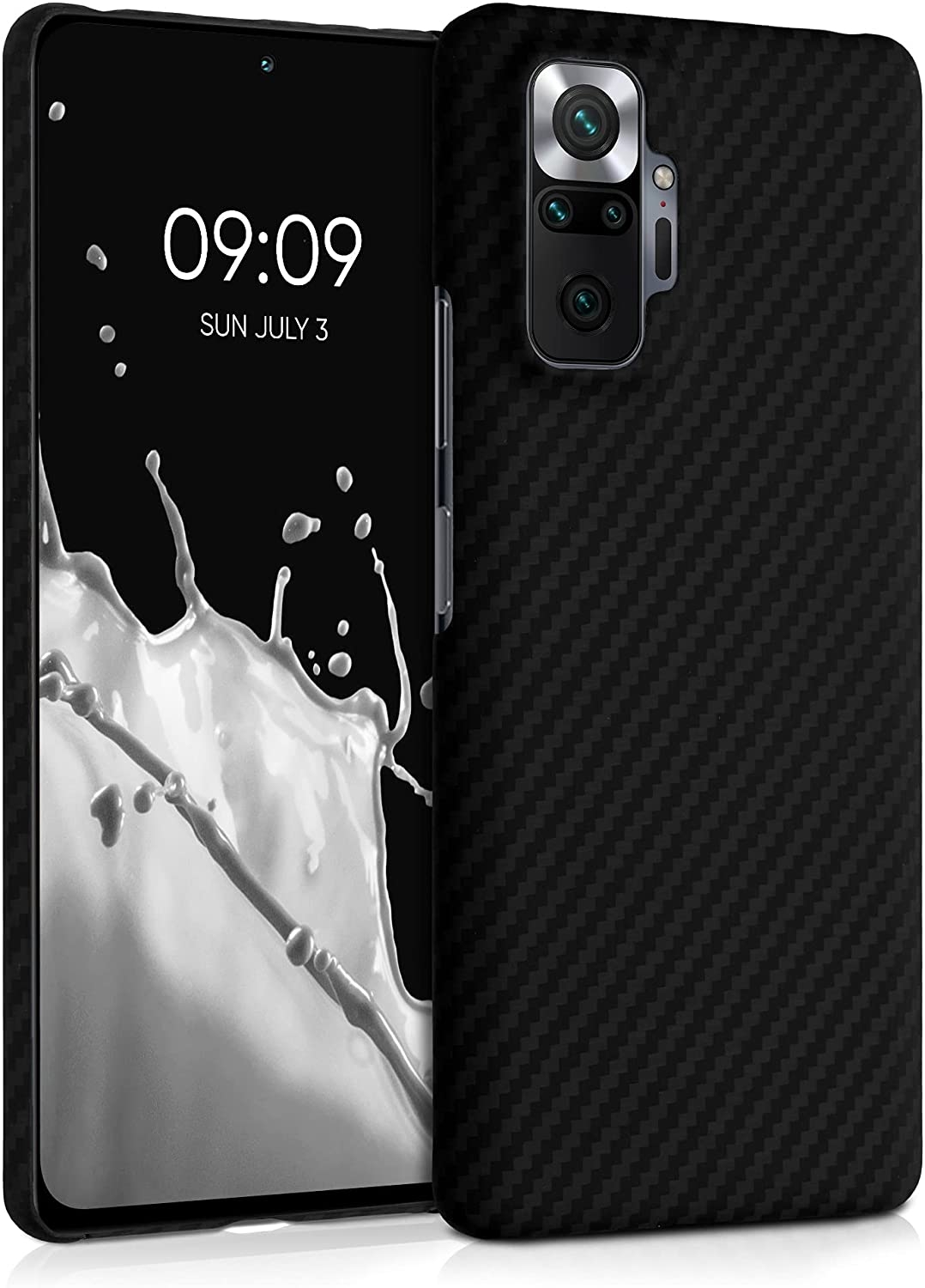 Kalibri Aramid Fiber Body - Σκληρή Θήκη Xiaomi Redmi Note 10 Pro - Black Matte