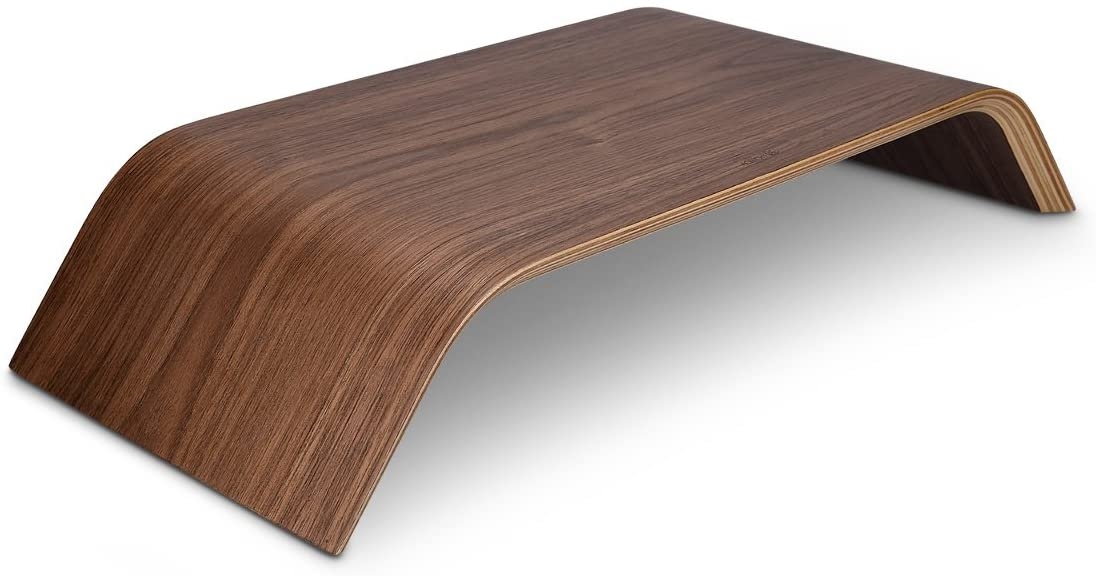 Kalibri Universal Wooden Stand - Ξύλινη Βάση για Οθόνη PC / TV / Notebook / Laptop / iMac - Walnut / Brown 
