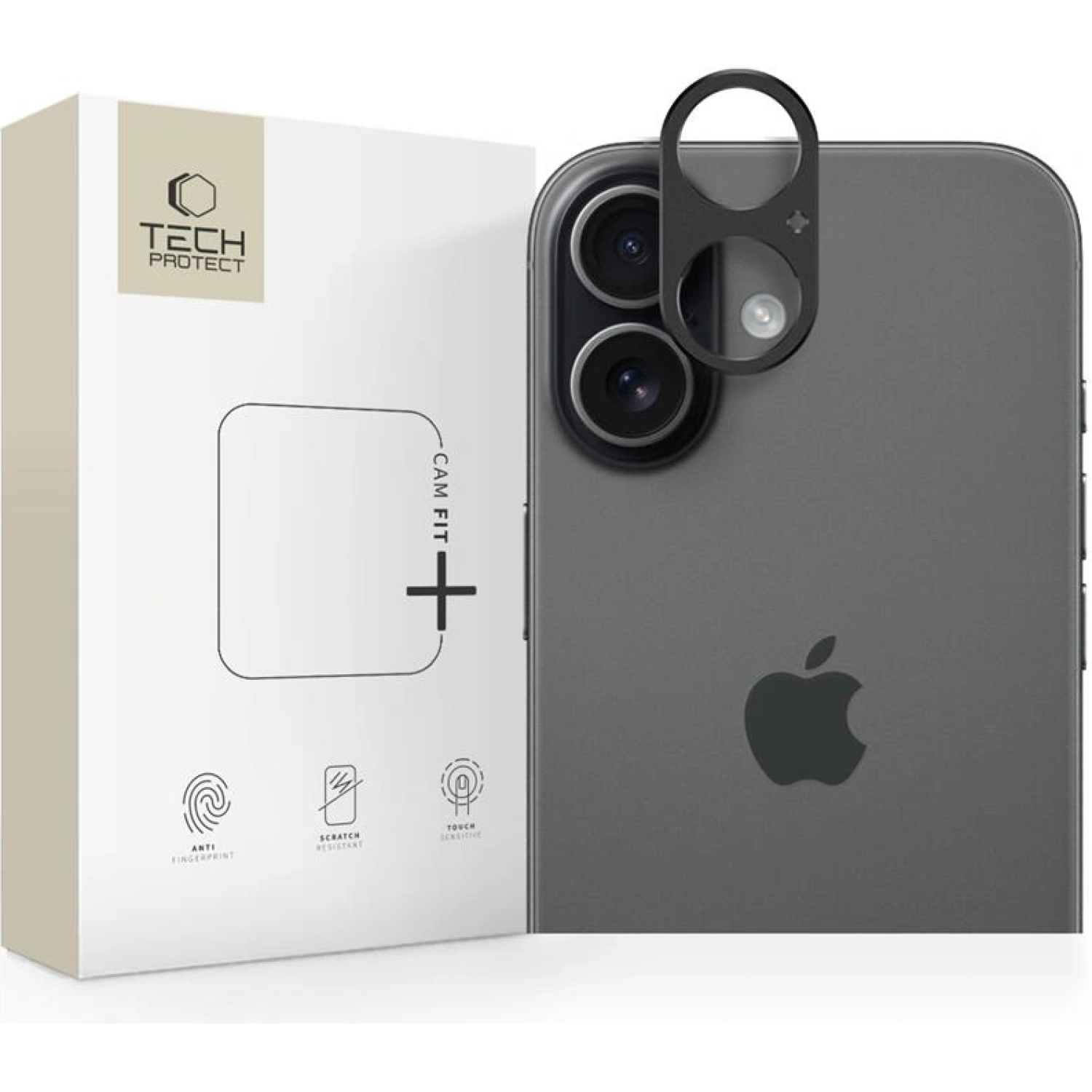 Κάλυμμα Κάμερας iPhone 17 Tech-Protect Camalloy Fit+ Προστατευτικό Μεταλλικό Black