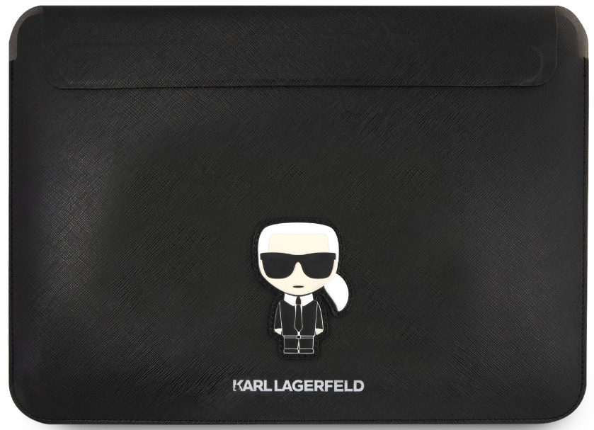Karl Lagerfeld Saffiano Ikonik Karl Collection Computer Sleeve - Θήκη / Τσάντα Laptop 16" - Black