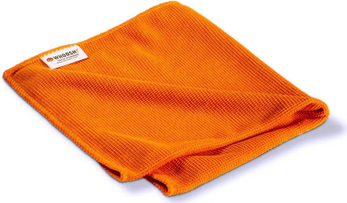 Καθαριστικά Οθόνης Whoosh! Tech Hygiene 3XL Premium Microfiber Clothes Πανάκια από Μικροΐνες 3 Τεμάχια Orange