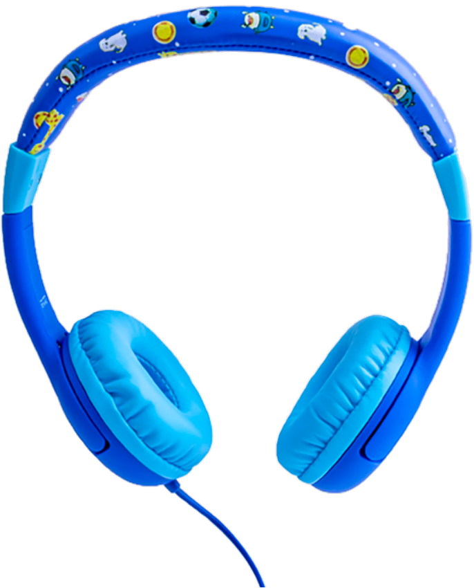 Kiddoboo Headphones Siel - Ενσύρματα Ακουστικά Κεφαλής για Παιδιά με Ασφαλή Μέγιστη Ένταση Ήχου & 1 x Θύρα Jack 3.5mm - Blue