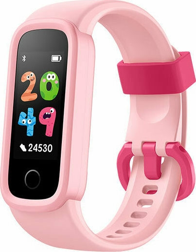 Kiddoboo Smart Band - Αδιάβροχο Ψηφιακό Παιδικό Smartwatch - Pink
