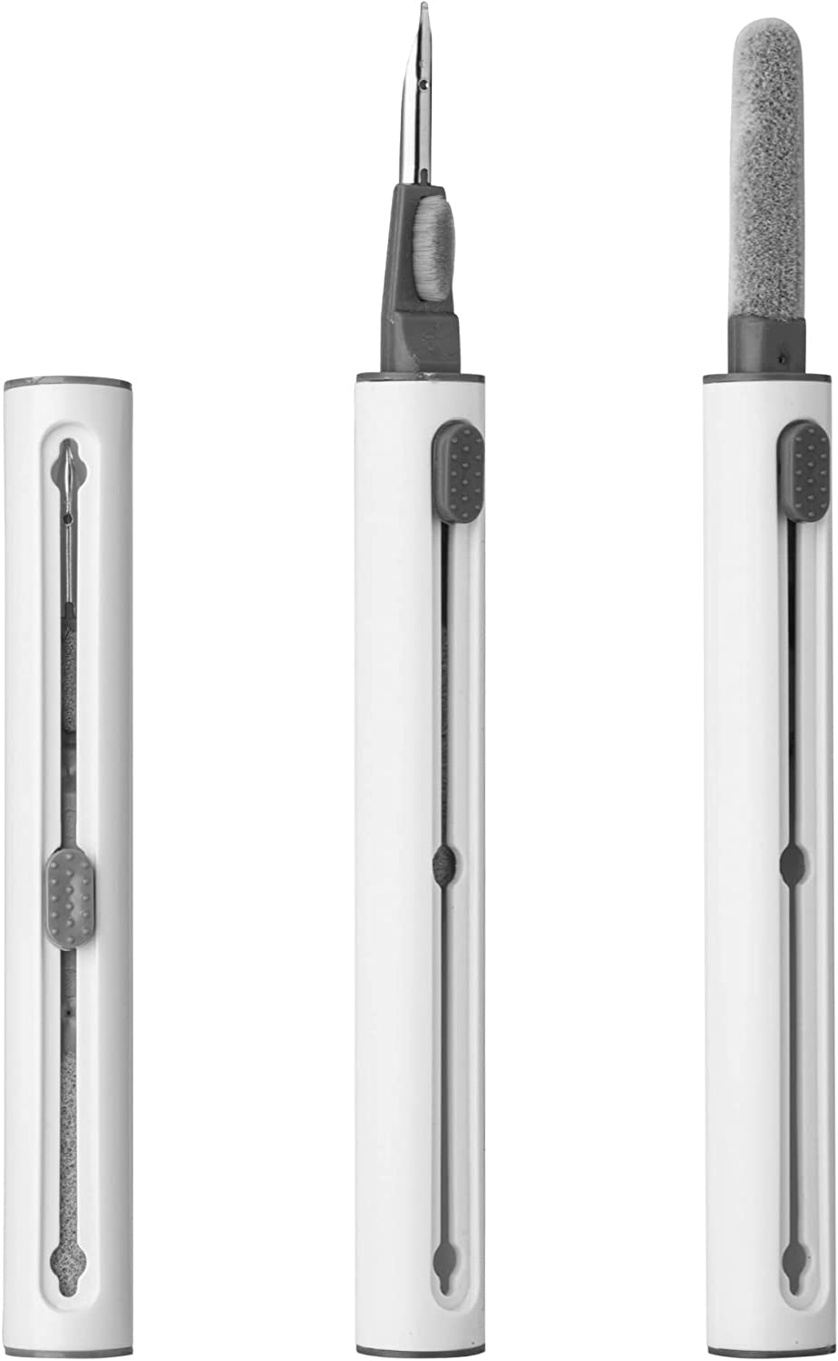 KW 2 Way Multicleaning Pen - Εργαλείο / Στυλό Καθαρισμού AirPods / Ακουστικών EarBuds / Smartphone / Smartwatch / Camera - White
