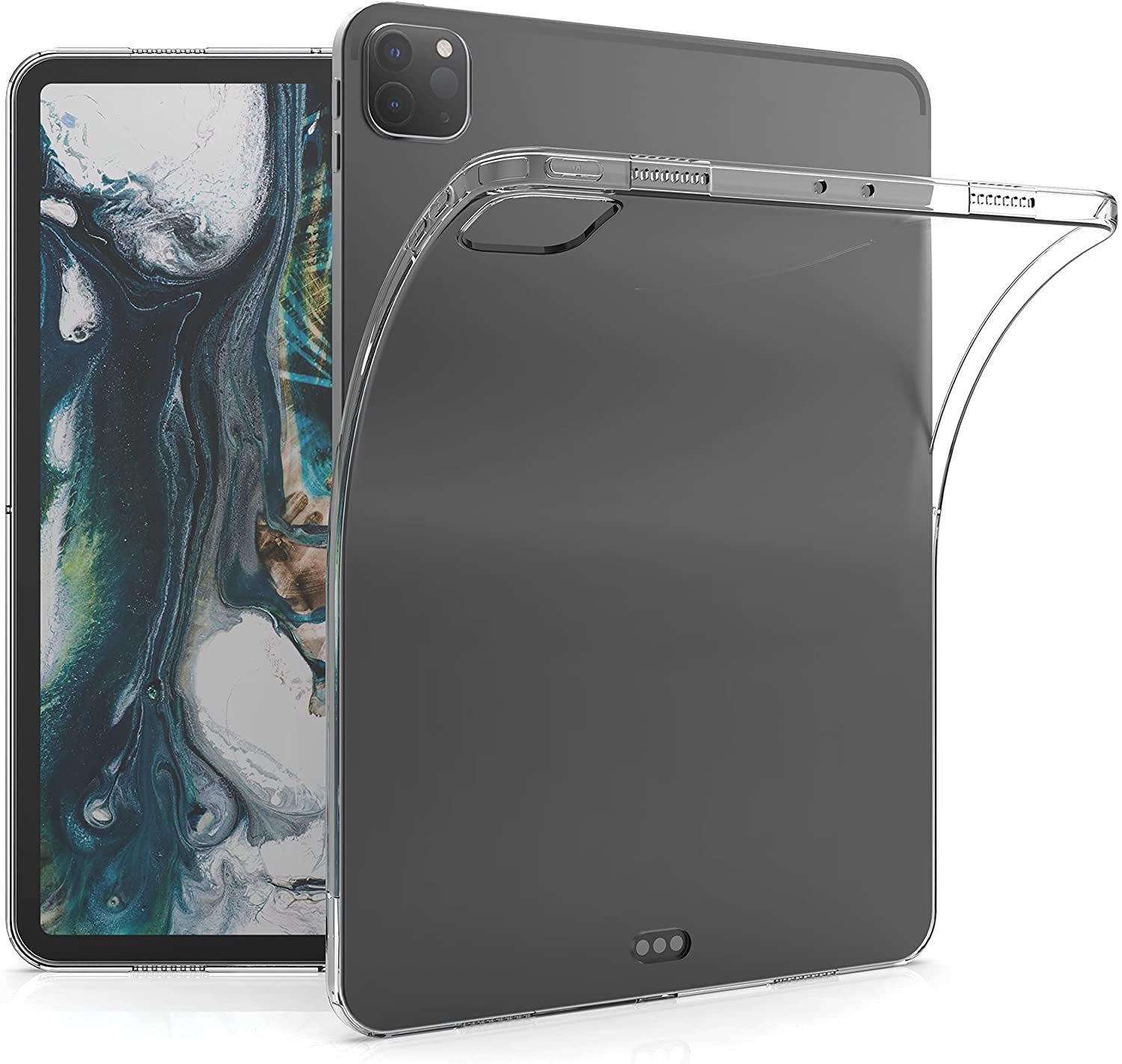 KW Διάφανη Θήκη Σιλικόνης Apple iPad Pro 11" 2022 / 2021 - Transparent
