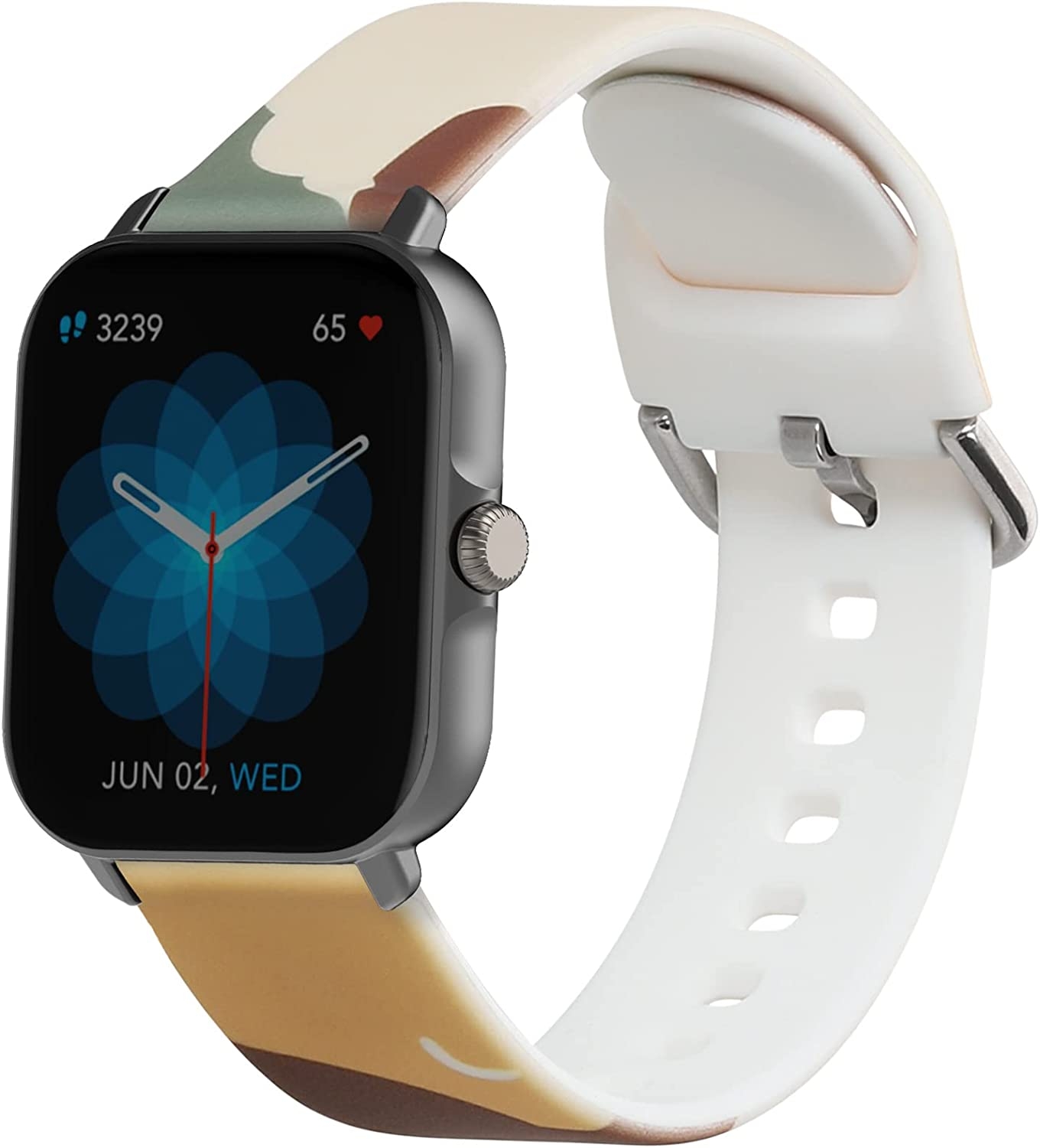 KW Λουράκι Σιλικόνης (20mm) Huami Amazfit GTS / GTS 2 / GTS 2e / GTS 3 - Beige / Cinnamon Brown / Honey Yellow