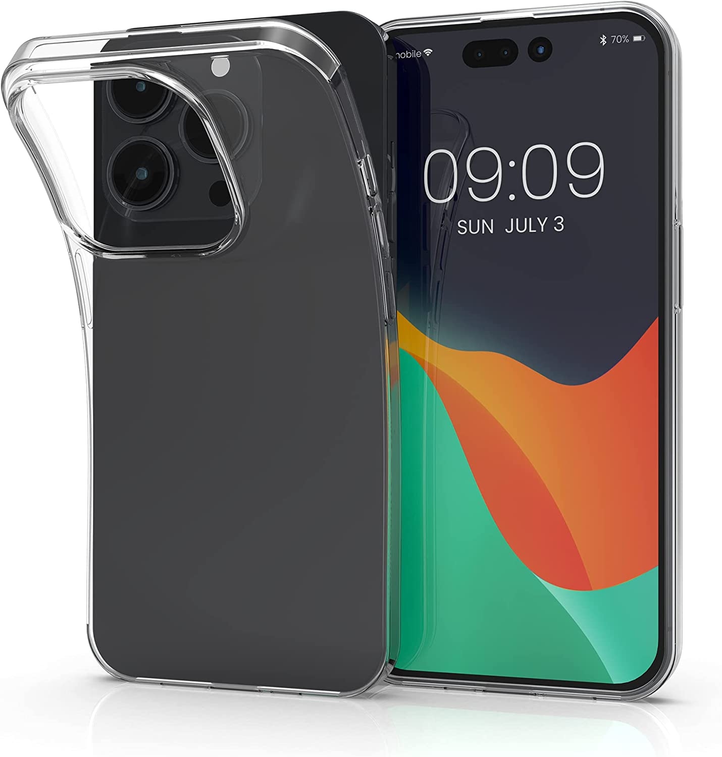 KWmobile Διάφανη Θήκη Σιλικόνης Apple iPhone 14 Pro Max - Transparent