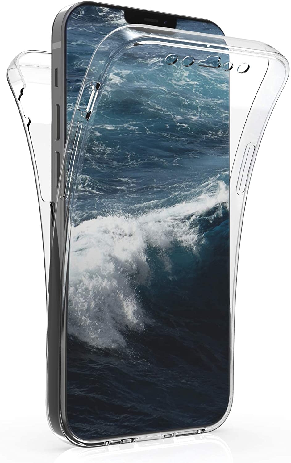 KWmobile Διάφανη Θήκη Σιλικόνης Full Body Apple iPhone 12 mini - Transparent