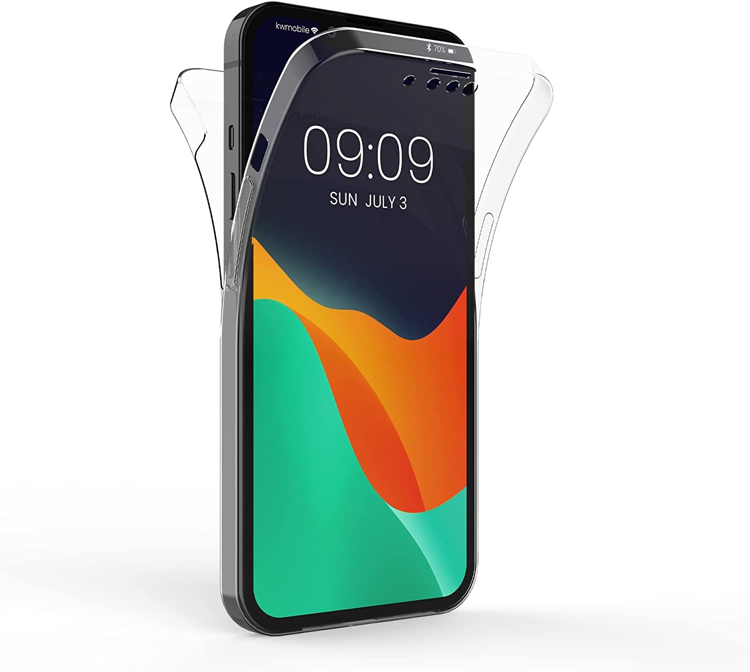 KWmobile Διάφανη Θήκη Σιλικόνης Full Body Apple iPhone 13 - Transparent