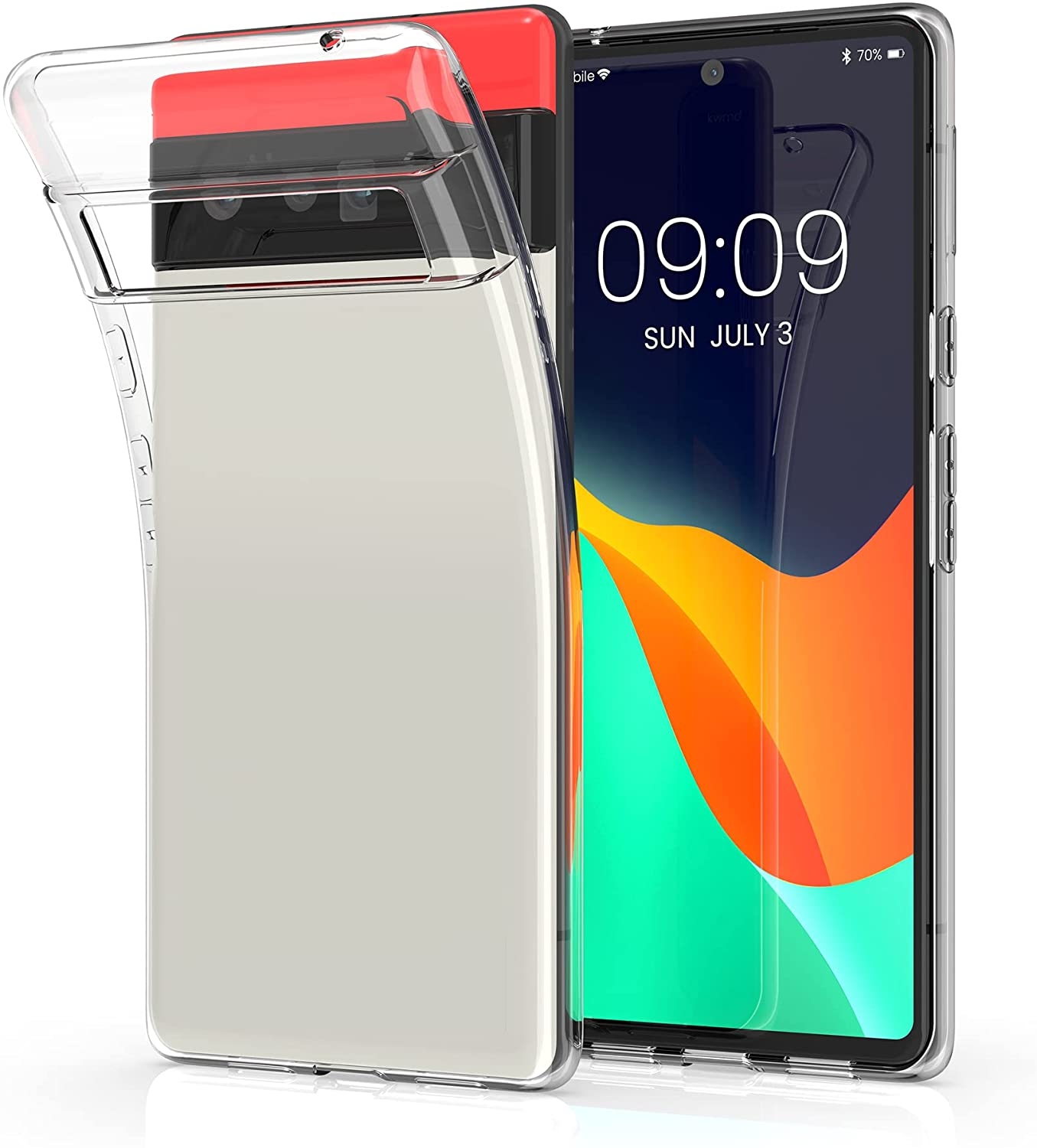 KWmobile Διάφανη Θήκη Σιλικόνης Google Pixel 6 Pro - Transparent