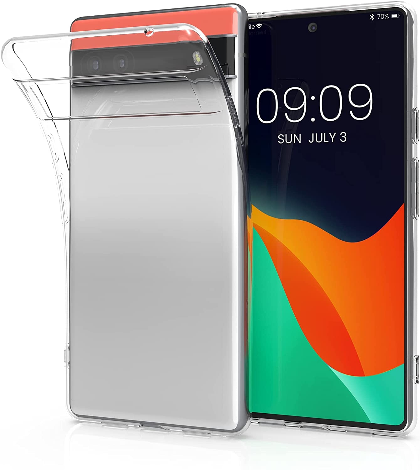 KWmobile Διάφανη Θήκη Σιλικόνης Google Pixel 6a - Transparent