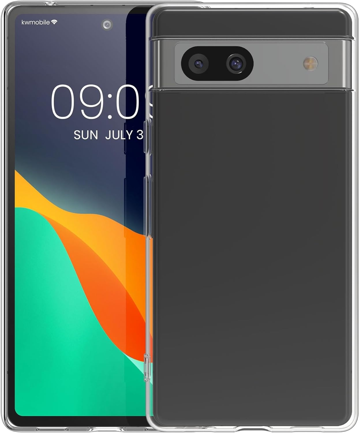 KWmobile Διάφανη Θήκη Σιλικόνης Google Pixel 7a - Transparent