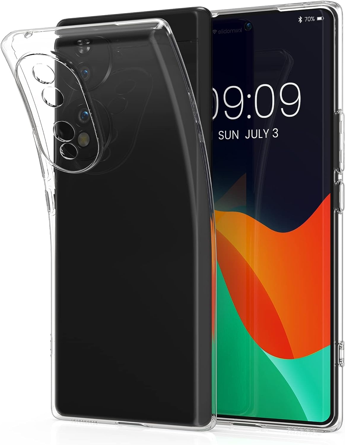 KWmobile Διάφανη Θήκη Σιλικόνης Honor 70 - Transparent