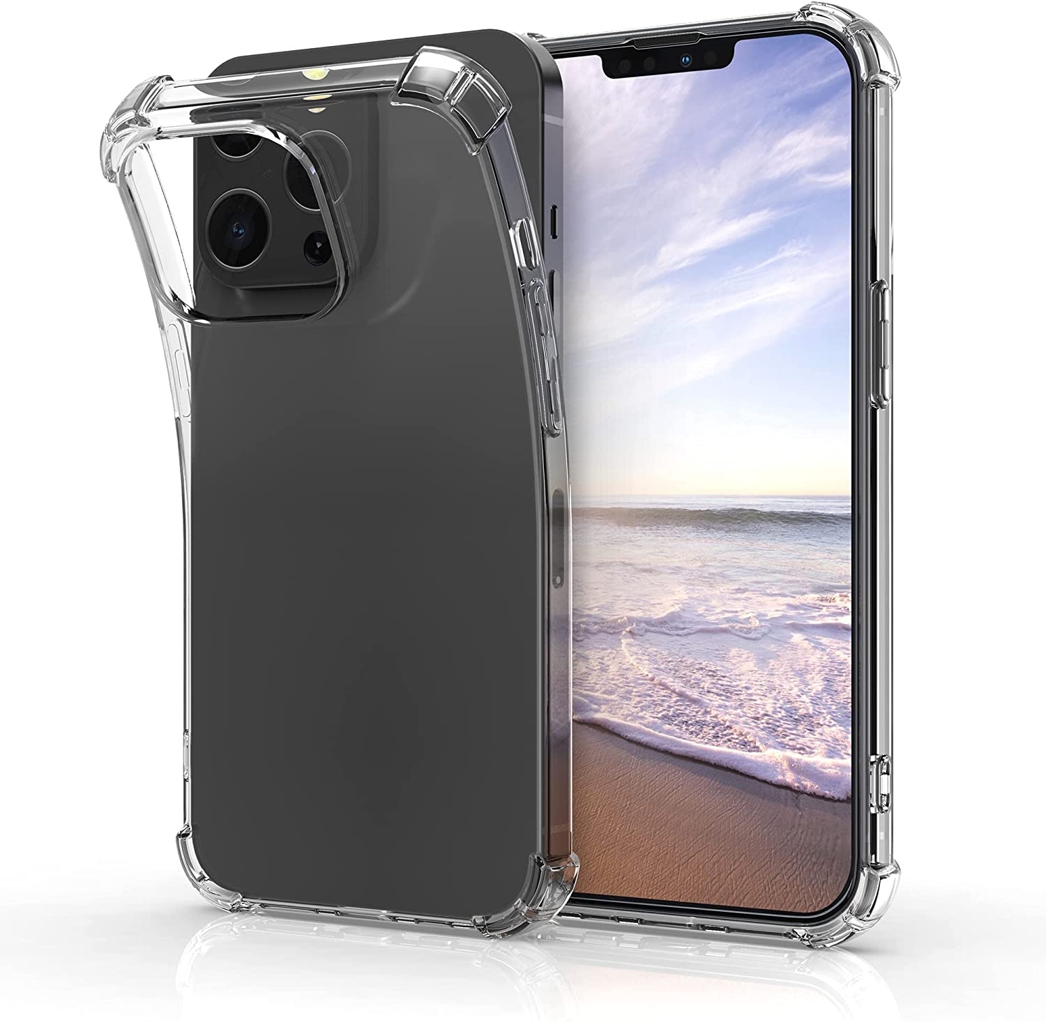 KWmobile Διάφανη Θήκη Σιλικόνης με TPU Bumper - Apple iPhone 13 Pro - Transparent