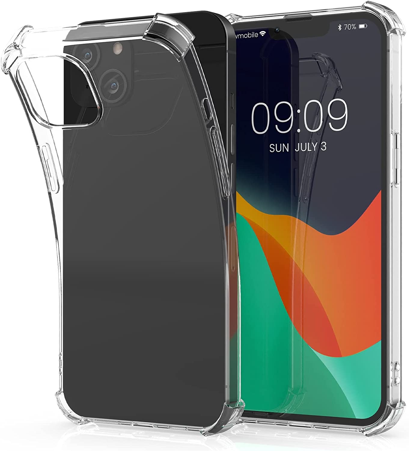 KWmobile Διάφανη Θήκη Σιλικόνης με TPU Bumper Apple iPhone 14 Plus - Transparent