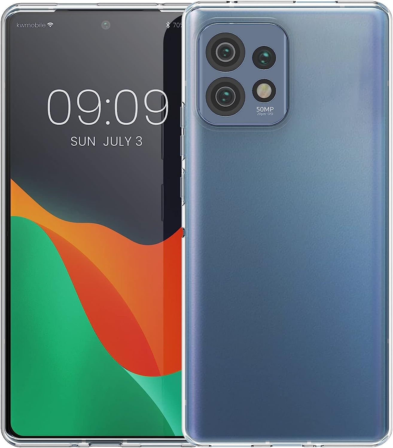 KWmobile Διάφανη Θήκη Σιλικόνης Motorola Edge 40 Pro / Edge Plus 2023 - Transparent