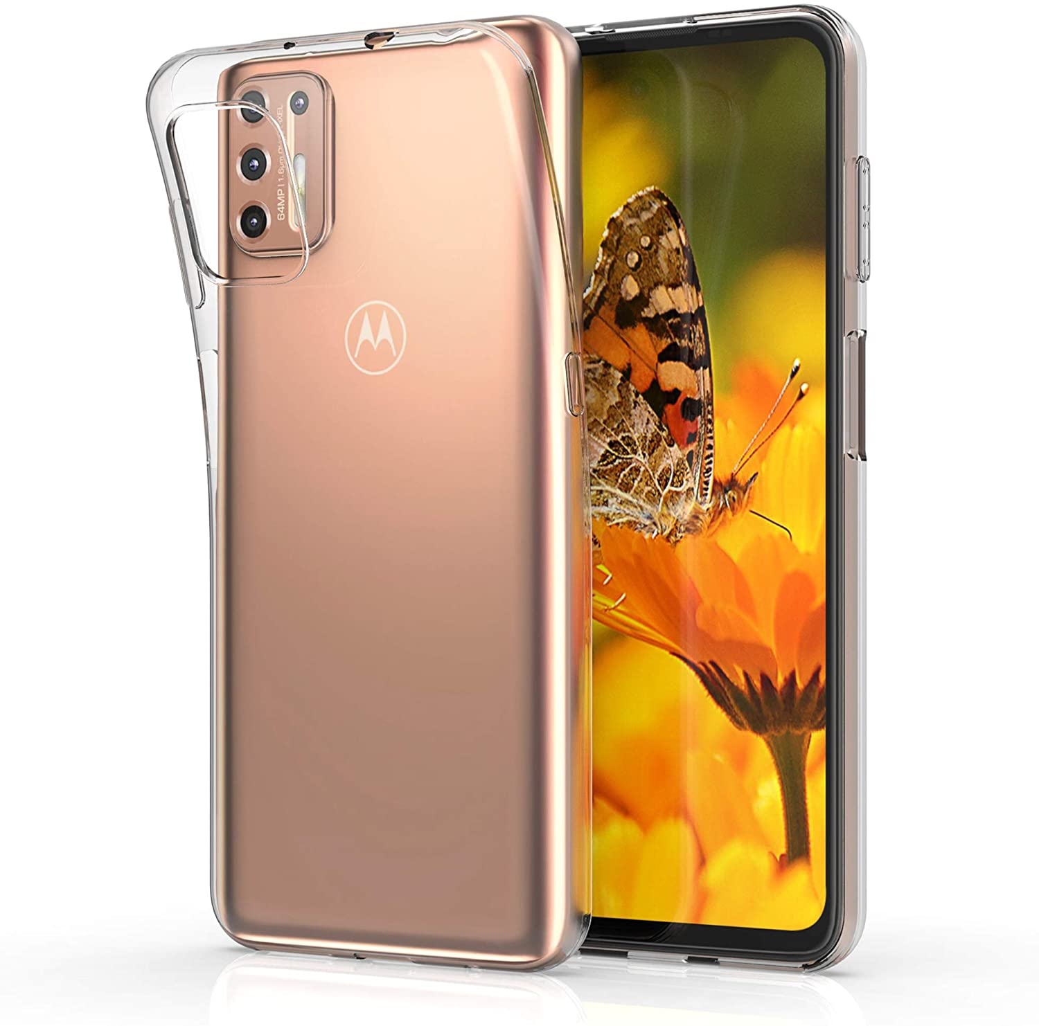 KWmobile Διάφανη Θήκη Σιλικόνης Motorola Moto G9 Plus - Transparent